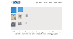 Desktop Screenshot of planbcontractors.com